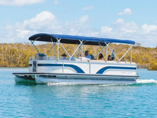 12 Person Luxury Noosa River Cruise Pontoon with BBQ
