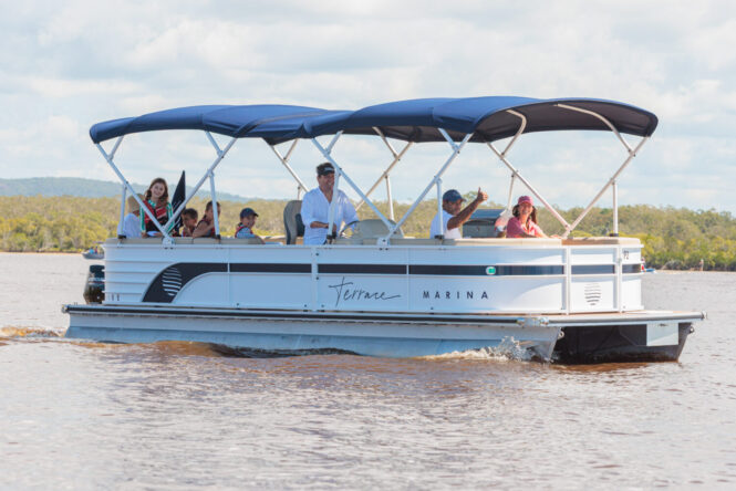 12 Person Platinum Noosa River Cruise Pontoon with BBQ