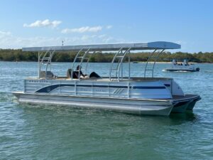 Noosa River Pontoon Hire - 25 Person with BBQ on board